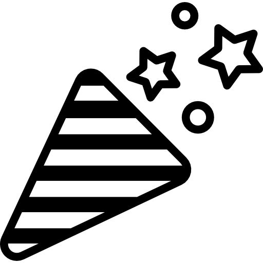 konfetti Special Lineal ikona