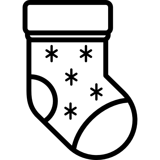 calcetín navideño Special Lineal icono