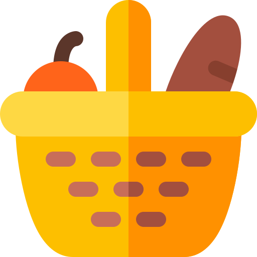 Basket Basic Rounded Flat icon
