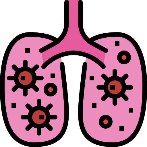 płuca Generic Outline Color ikona