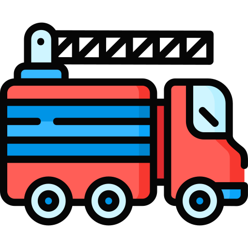 Fire truck Special Lineal color icon