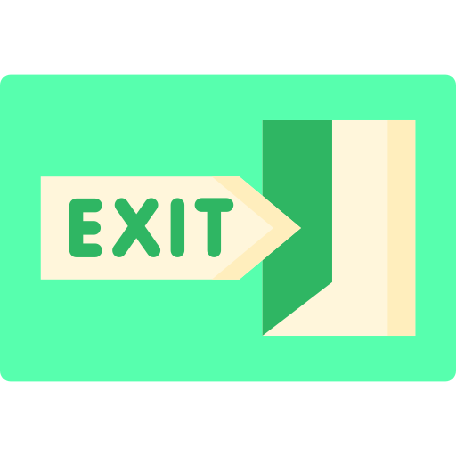 Exit Special Flat icon