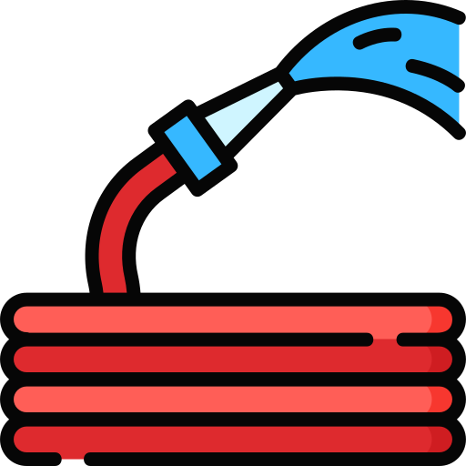 Fire hose Special Lineal color icon