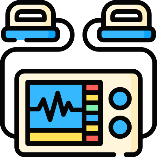 defibrillator Special Lineal color icoon