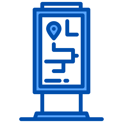 mapa de la calle xnimrodx Blue icono
