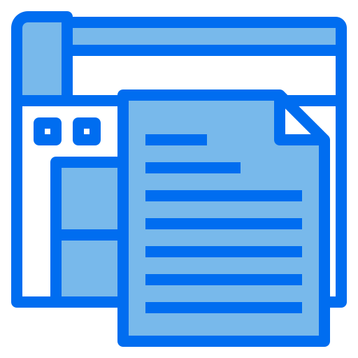 Copy machine Payungkead Blue icon