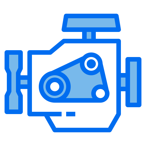 Car engine Payungkead Blue icon