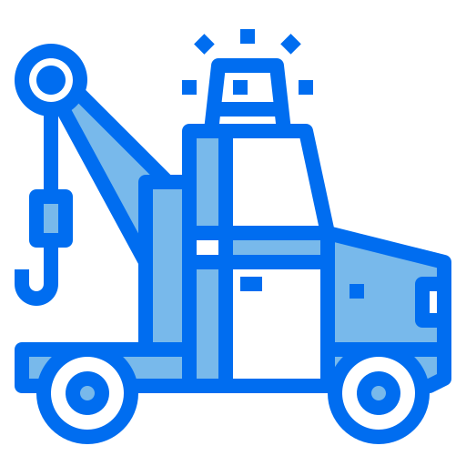 Tow truck Payungkead Blue icon