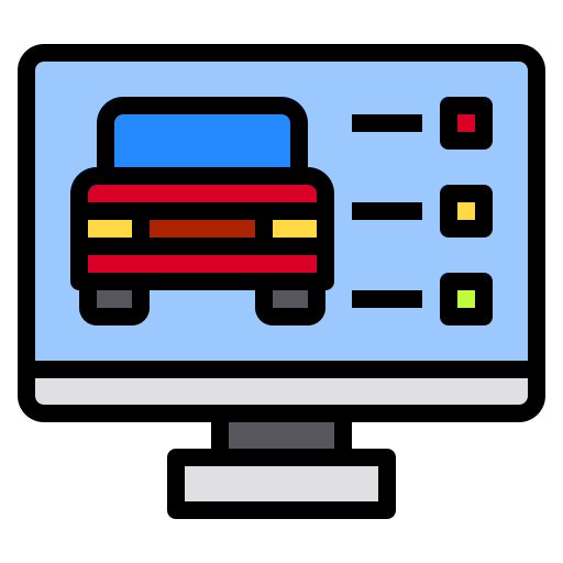Car service Payungkead Lineal Color icon