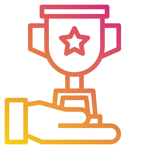 Trophy Payungkead Gradient icon
