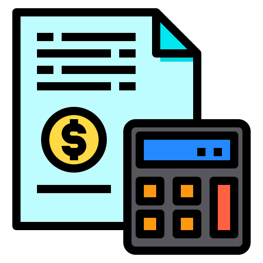 contabilità Payungkead Lineal Color icona