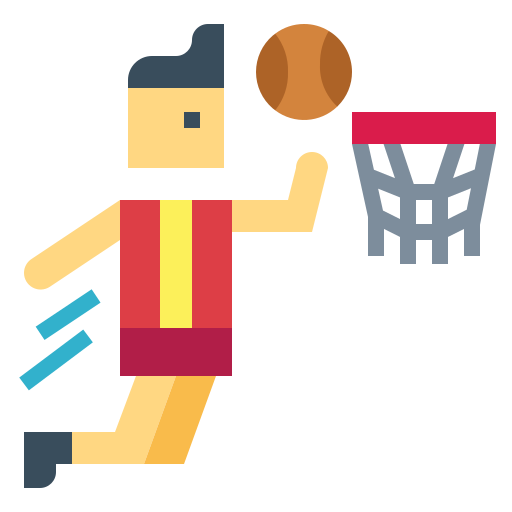 basketbal Smalllikeart Flat icoon