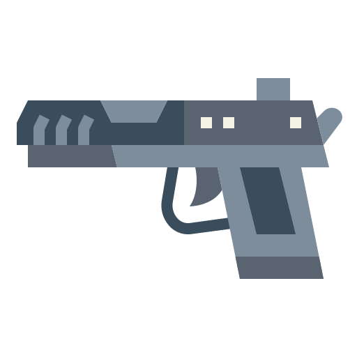 broń palna Smalllikeart Flat ikona