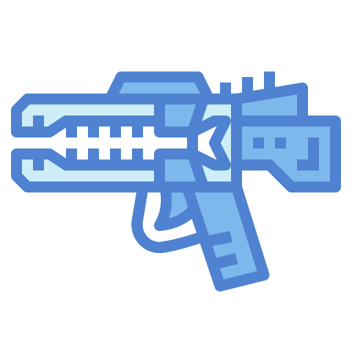 pistola laser Generic Blue icono