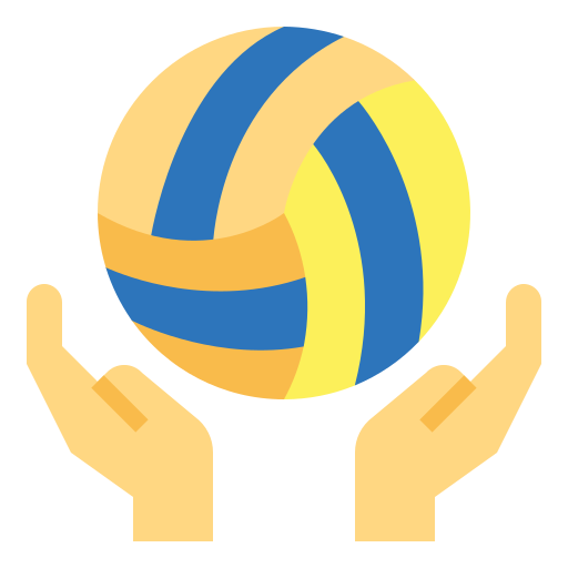 volleyball Smalllikeart Flat icon