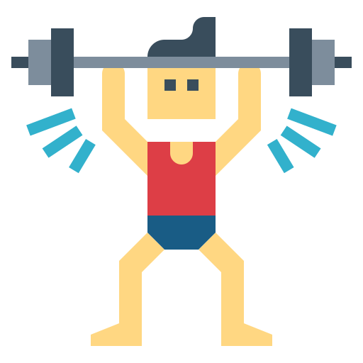 Weightlifting Smalllikeart Flat icon