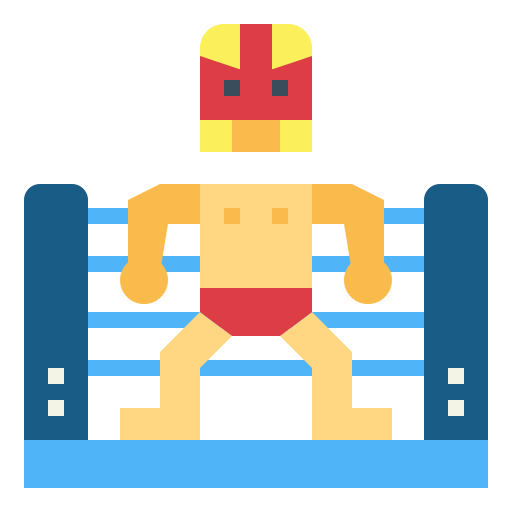 Wrestling Smalllikeart Flat icon