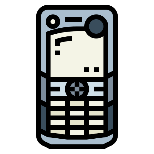 mobiele telefoon Smalllikeart Lineal Color icoon