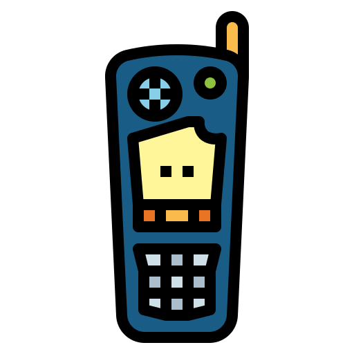 Mobile phone Smalllikeart Lineal Color icon