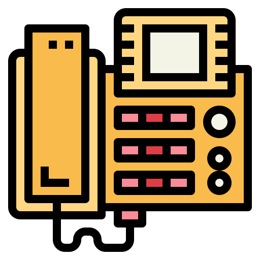 Telephone Smalllikeart Lineal Color icon