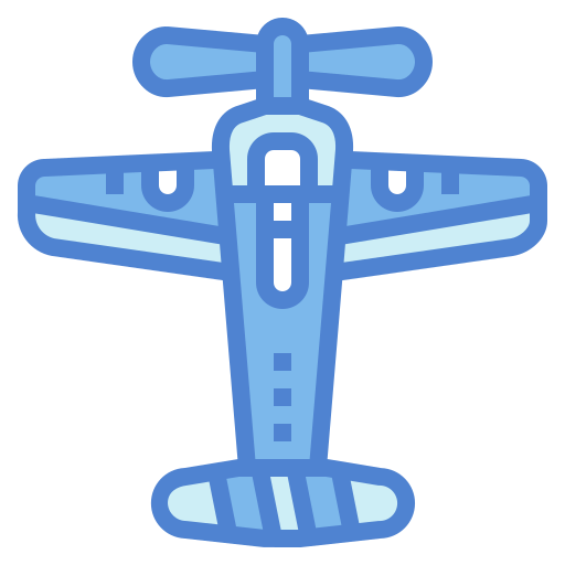 aeronaves Generic Blue Ícone