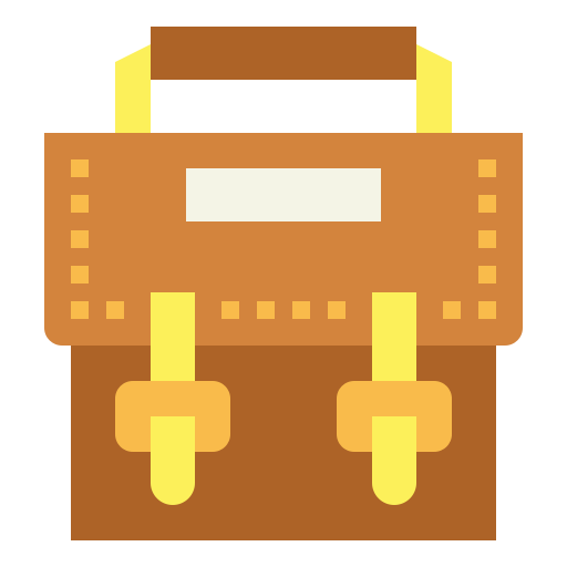 Briefcase Smalllikeart Flat icon