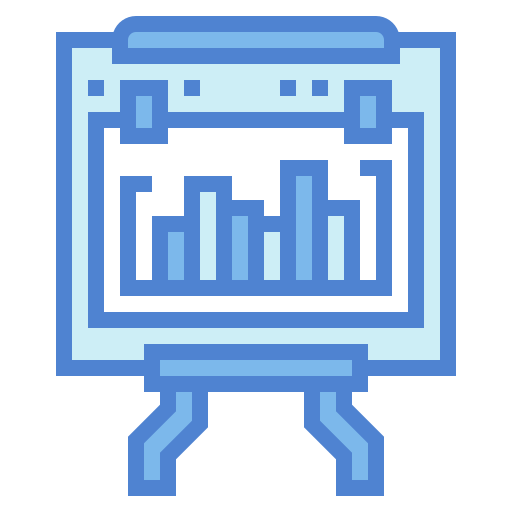 Business plan Generic Blue icon