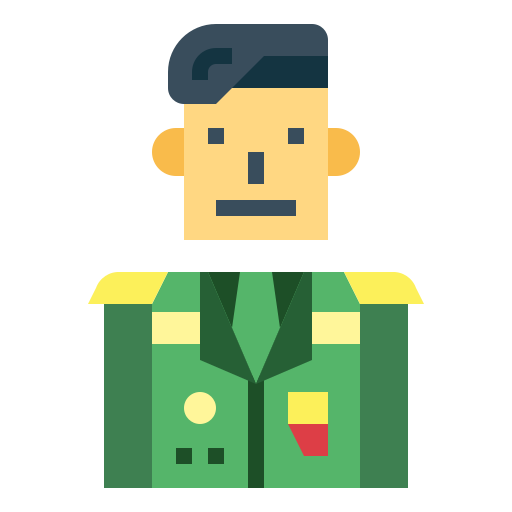 Commander Smalllikeart Flat icon