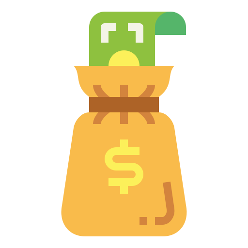 bolsa de dinero Smalllikeart Flat icono