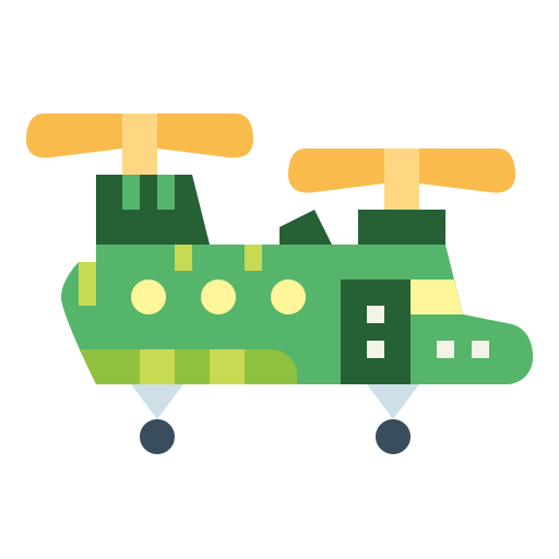 helicóptero Smalllikeart Flat icono