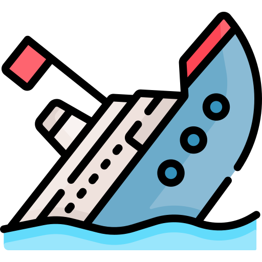 Sinking Special Lineal color icon