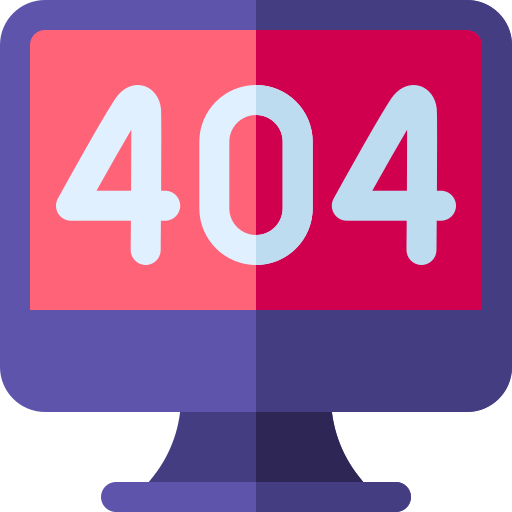 błąd 404 Basic Rounded Flat ikona
