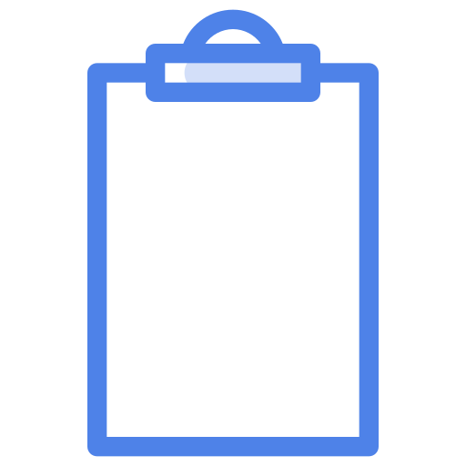 클립 보드 Generic Blue icon