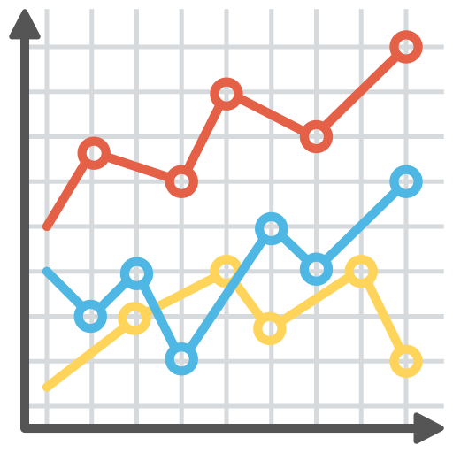 wykres biznesowy Generic Flat ikona