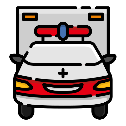 救急車 Generic Outline Color icon