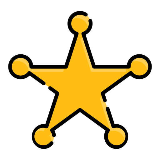sheriff Generic Outline Color icon