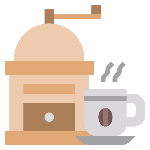 Coffee grinder Surang Flat icon