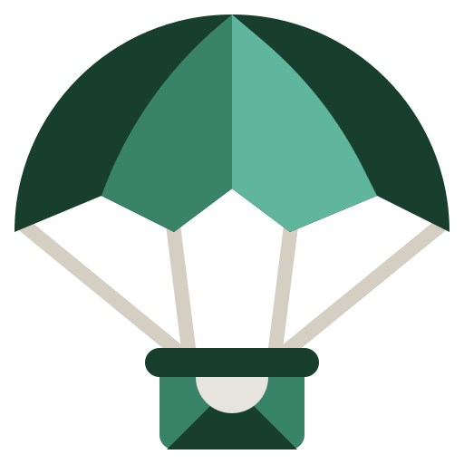 entrega por paracaídas Surang Flat icono