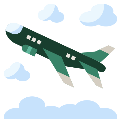 vliegtuig Surang Flat icoon