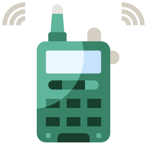 walkie talkie Surang Flat icon