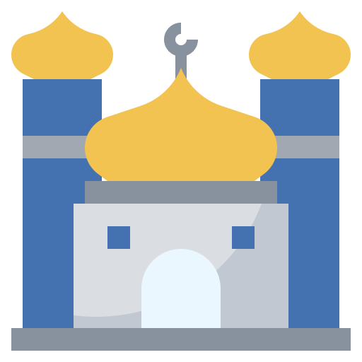 moschee Surang Flat icon