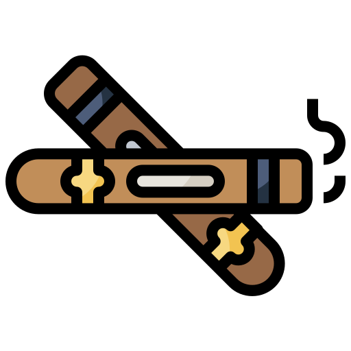 cigarro Surang Lineal Color icono
