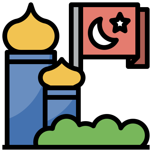 Pray Surang Lineal Color icon