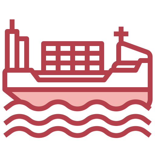 barco de carga Surang Red icono