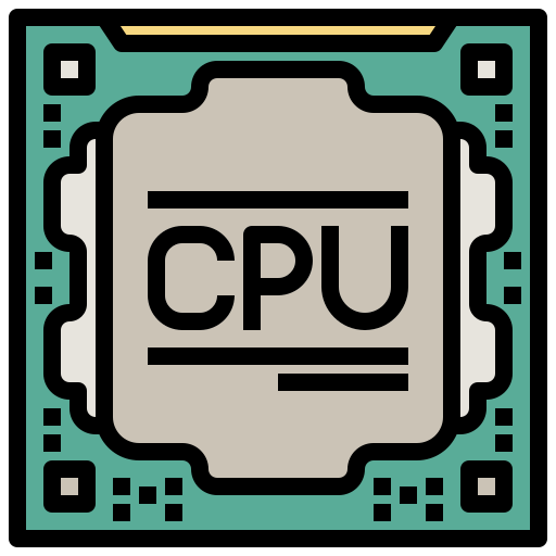 cpu Surang Lineal Color icon