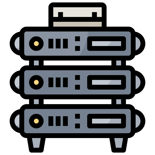 Сервер Surang Lineal Color иконка