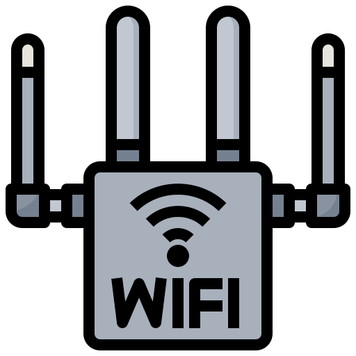 wlan router Surang Lineal Color icon