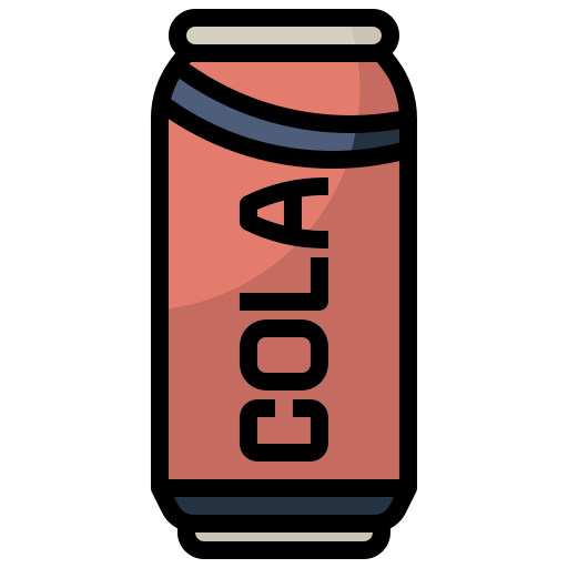 Cola Surang Lineal Color icon