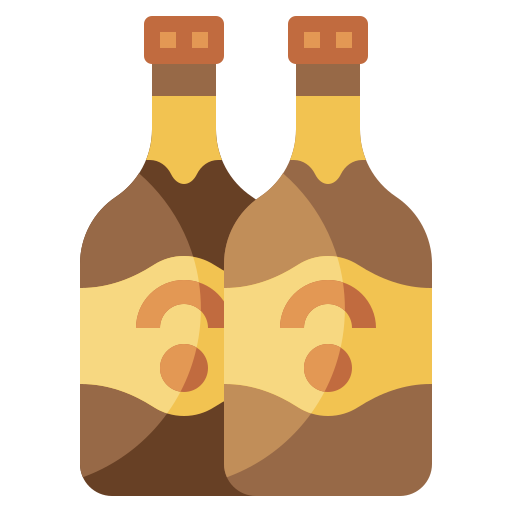 alkohol Surang Flat ikona