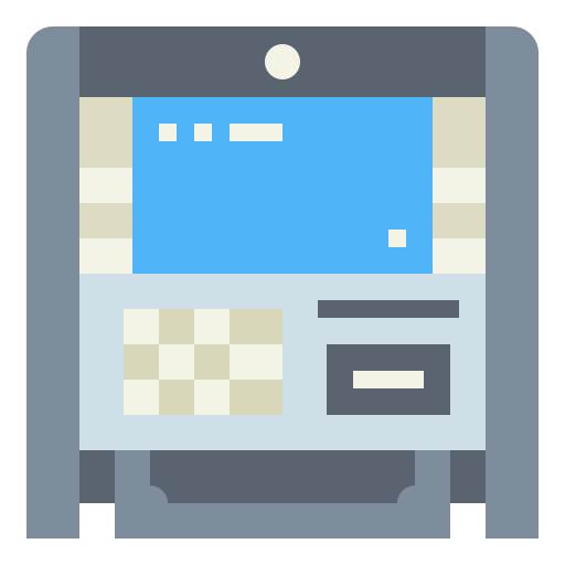 Atm Smalllikeart Flat icon